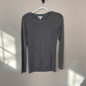 New York & Company Gray Women's Long Sleeve Top